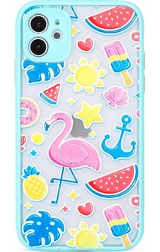 Apple Uyumlu iPhone 12 Mini Kılıf Zore Fily Kapak Turkuaz Apple Uyumlu iPhone 12 Mini Kılıf Zore Fily Kapak Turkuaz