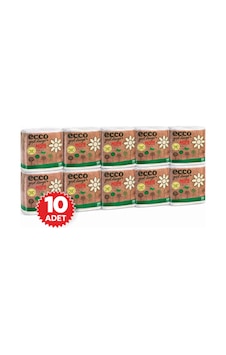 Ecco Green Kağıt Peçete 100 Lü 10 Adet Ekonomik Toplu Set