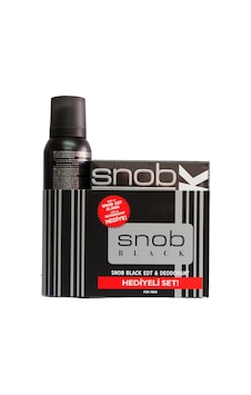 Snob Edt 100 ML+Deo Black