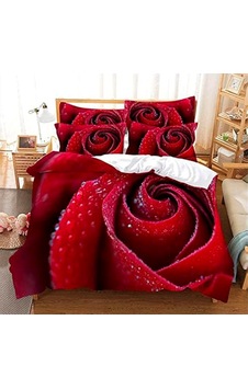 King Size Çift Kişilik 4 Parça Pamuk Saten Nevresim Takımı Alev Kırmızısı King Size Çift Kişilik 4 Parça Pamuk Saten Nevresim Takımı Alev Kırmızısı