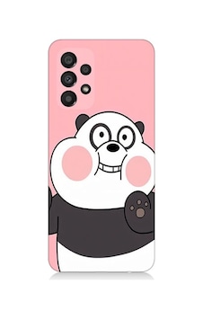 Samsung Galaxy A73 Uyumlu Sevimli Panda Desenli Silikon Kılıf Samsung Galaxy A73 Uyumlu Sevimli Panda Desenli Silikon Kılıf