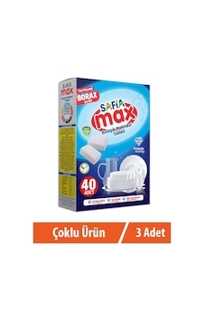 Safia Max Bulaşık Makina Tableti 3 x 40'lı