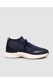 Cabani Lacivert Triko & Hakiki Dana Deri Erkek Sneaker Lacivert Cabani Lacivert Triko & Hakiki Dana Deri Erkek Sneaker Lacivert