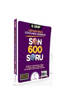 Karekök Yayınları 8. Sınıf Lgs Den Önce Çözülmesi Gereken Son 600 Karekök Yayınları 8. Sınıf Lgs Den Önce Çözülmesi Gereken Son 600