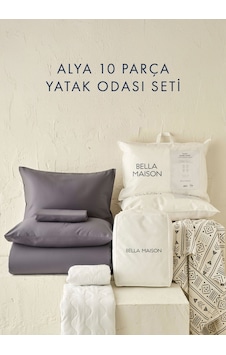 Bella Maison Alya 10 Parça Yatak Odası Çeyiz Seti Çok Renkli Bella Maison Alya 10 Parça Yatak Odası Çeyiz Seti Çok Renkli