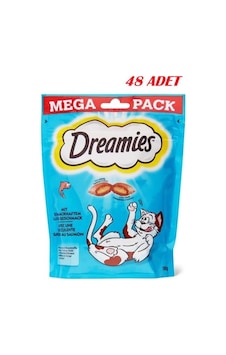 Dreamies Mega Somonlu Kedi Ödül Maması 48 x 180 G Dreamies Mega Somonlu Kedi Ödül Maması 48 x 180 G