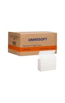 Omnisoft Z Katlı Dispenser Kağıt Havlu 12 x 100 Adet