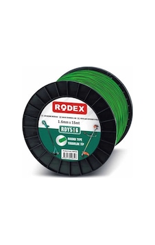 Rodex Tırpan Misinası Yeşil Yuvarlak 3.3mmx888m Bobin