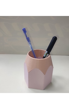 Dekoratif Kurşun Kalem Kalemlik Pembe Dekoratif Kurşun Kalem Kalemlik Pembe