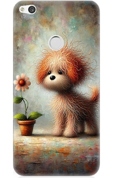 Huawei P9 Lite 2017 Uyumlu Sevimli Köpek Desenli Silikon Kılıf Huawei P9 Lite 2017 Uyumlu Sevimli Köpek Desenli Silikon Kılıf