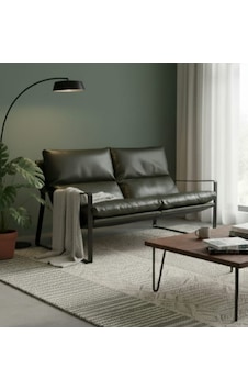 Sller Modern İkili Koltuk - Loft Tasarım Haki Deri/kumaş Bahçe Ve Balkon Kanepesi - Metal İskeletli 130 Cm Haki Sller Modern İkili Koltuk - Loft Tasarım Haki Deri/kumaş Bahçe Ve Balkon Kanepesi - Metal İskeletli 130 Cm Haki