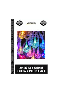 3m 20 Led Kristal Top Rgb Pilli Mz-308 Dekor Ürünü Gece Lambası İç Mekan Işığı 3m 20 Led Kristal Top Rgb Pilli Mz-308 Dekor Ürünü Gece Lambası İç Mekan Işığı