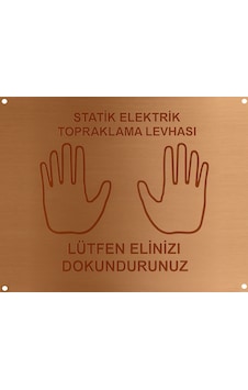 Meepo Statik Elektrik Topraklama Levhası 20x25cm 1mm Çift El Meepo Statik Elektrik Topraklama Levhası 20x25cm 1mm Çift El