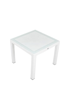 Mandella 90x90 Elit Rattan Masa Camlı Beyaz Diğer Mandella 90x90 Elit Rattan Masa Camlı Beyaz Diğer