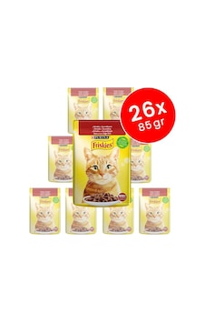 Friskies Biftekli Yetişkin Kedi Konservesi 26 x 85 G Friskies Biftekli Yetişkin Kedi Konservesi 26 x 85 G