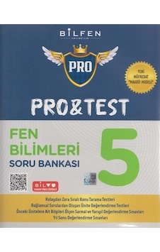 Bilfen 5.sınıf Pro&test Fen Bilimleri Soru Bankası Yeni Müfredat Bilfen 5.sınıf Pro&test Fen Bilimleri Soru Bankası Yeni Müfredat