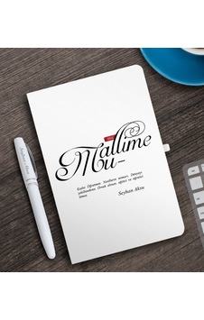 Kişiye Özel Mânâ Muallime Beyaz Defter Ve Kalem Seti Kişiye Özel Mânâ Muallime Beyaz Defter Ve Kalem Seti