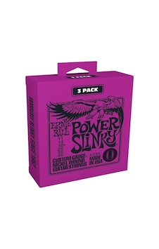 Ernieball P03220 Power Slinky Elektro Gitar Teli 3 Lü Paket 11-4 Ernieball P03220 Power Slinky Elektro Gitar Teli 3 Lü Paket 11-4