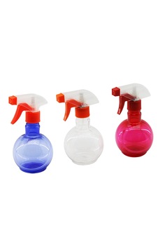 350ml Renkli Şeffaf Tombul - Plastik Boş Sprey Püskürtücü Şişe 5332 Açık Beyaz 350ml Renkli Şeffaf Tombul - Plastik Boş Sprey Püskürtücü Şişe 5332 Açık Beyaz