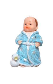 Decotown Hediyelik Sevimli Mavi Bebek Biblo Polyester Süs Eşyası Decotown Hediyelik Sevimli Mavi Bebek Biblo Polyester Süs Eşyası