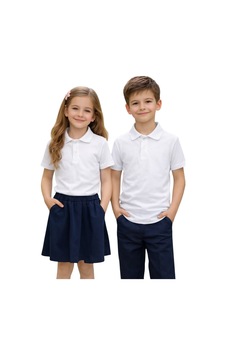 Erdem Kıds Unisex Kız Erkek Çocuk Polo Yaka Pamuklu Kısa Kol Beyaz Günlük Basic Okul Tişört Beyaz Beyaz Erdem Kıds Unisex Kız Erkek Çocuk Polo Yaka Pamuklu Kısa Kol Beyaz Günlük Basic Okul Tişört Beyaz Beyaz
