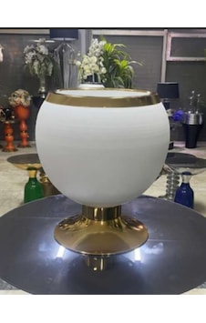 Top Saksı Beyaz Top Saksı Beyaz