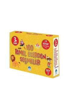 3.Sınıf 100 Temel Eserden Seçmeler Set 2-10 Kitap Takım- Martı Yayınları