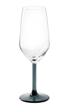 Şampanya Kadehi, Cam-mavi/gri, 25 Cl
