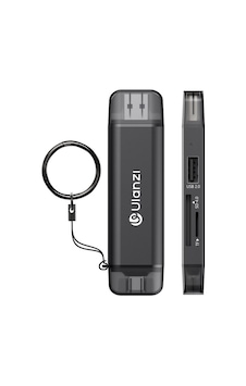 Ulanzi Cr3 3 İn 1 Usb-c Usb-a Kart Okuyucu Sd Microsd - X147 Ulanzi Cr3 3 İn 1 Usb-c Usb-a Kart Okuyucu Sd Microsd - X147