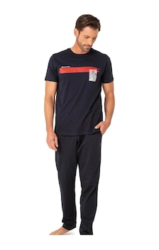 Pierre Cardin 6077 Erkek Penye Pijama 25y Mavi Pierre Cardin 6077 Erkek Penye Pijama 25y Mavi