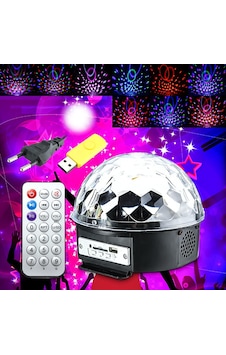 Go İthalat Küre Disko Topu Müzik Çalar Renkli Lazer Işıklı Bluetooth Go İthalat Küre Disko Topu Müzik Çalar Renkli Lazer Işıklı Bluetooth