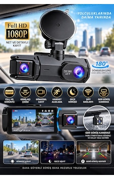 Full Hd 1080p Çift Kamera 180 Geniş Açı Wifi Şarjlı Kullanım - Lisinya Standart Full Hd 1080p Çift Kamera 180 Geniş Açı Wifi Şarjlı Kullanım - Lisinya Standart