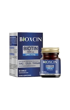 Bioxcin Biotin 5000 Mcg Çinko 15 Mg 60 Tablet