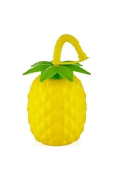 Pipetli Ananas Suluk Çok Renkli