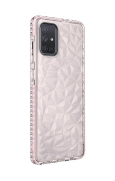 Galaxy A51 Kılıf Zore Buzz Kapak Pembe