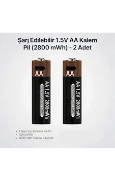 Şarjlı Kalem Aa Kalın Lityum Pil 1.5v Aa Şarjlı Pil Type C İle Şarj Edilebilen 2800mwh Şarjlı Kalem Aa Kalın Lityum Pil 1.5v Aa Şarjlı Pil Type C İle Şarj Edilebilen 2800mwh