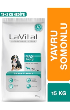 Lavital Somonlu Orta-büyük Irk Yetişkin Yavru Köpek Maması 13+2kg Hediyeli Lavital Somonlu Orta-büyük Irk Yetişkin Yavru Köpek Maması 13+2kg Hediyeli