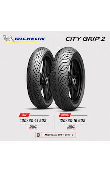 Michelin City Grip 2 100/80-16 50s - 120/80-16 60s Ön Arka Motosiklet Lastik Takımı Michelin City Grip 2 100/80-16 50s - 120/80-16 60s Ön Arka Motosiklet Lastik Takımı