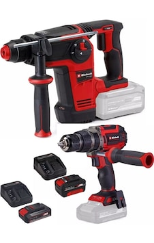Einhell TP-HD 18/26 Li Bl Akülü Pnömatik Matkap + TP-CD 18/70 Li-i Bl Matkap 2.5ah-4.0AH Akülü Kömürsüz Set Einhell TP-HD 18/26 Li Bl Akülü Pnömatik Matkap + TP-CD 18/70 Li-i Bl Matkap 2.5ah-4.0AH Akülü Kömürsüz Set