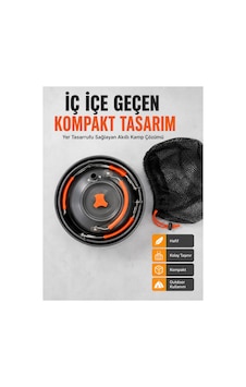 Kompakt Kamp Yemek Seti Alüminyum Tencere Tava Çaydanlık Taşıma Fileli Outdoor Set Renk Renk Kompakt Kamp Yemek Seti Alüminyum Tencere Tava Çaydanlık Taşıma Fileli Outdoor Set Renk Renk