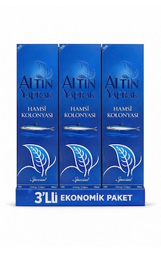 Altın Yaprak Hamsi Kolonyası 200ml X3 Adet Altın Yaprak Hamsi Kolonyası 200ml X3 Adet