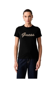 Guess Beads Kadın Regular Fit T-shirt W6yı29k4348 Siyah Guess Beads Kadın Regular Fit T-shirt W6yı29k4348 Siyah
