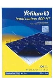Pelikan Karbon Kağıdı 100 Lü A4 Mavi 500 H - 100 Adetli Paket