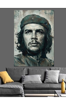 Che Guevara İkonik Devrimci Portresi Dekoratif Kanvas - Mdf Ahşap Tablo Che Guevara İkonik Devrimci Portresi Dekoratif Kanvas - Mdf Ahşap Tablo