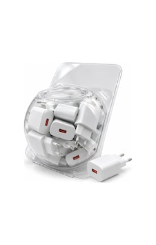 Msk 3.4a Tek Usb-a Hızlı Şarj Başlığı Beyaz