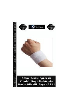 Delux Serisi Egzersiz Kombin Koşu Hvl-whıte Havlu Bileklik Beyaz 12 Li Delux Serisi Egzersiz Kombin Koşu Hvl-whıte Havlu Bileklik Beyaz 12 Li