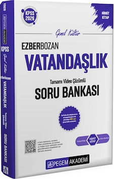 Pegem Vatandaşlık Ezberbozan Soru Bankası 2026 Kpss Pegem Vatandaşlık Ezberbozan Soru Bankası 2026 Kpss