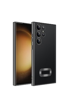 Galaxy S23 Ultra Uyumlu Kamera Korumalı Logo Gösteren Zore Omega Kılıf-siyah Siyah Galaxy S23 Ultra Uyumlu Kamera Korumalı Logo Gösteren Zore Omega Kılıf-siyah Siyah