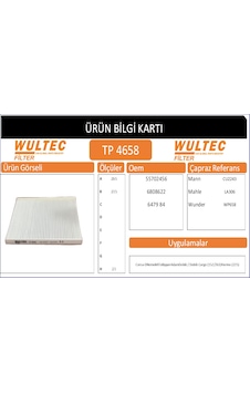 Tp 4658 Polen Fıltresı Fıat Grande Punto55702456