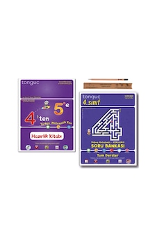 Tonguç 5. Sınıf 4 ten 5 e Hazırlık Tekrar Kitabı - 4. Sınıf Etkinlikli Soru Bankası Tüm Dersler Set 2 Kitap Tonguç 5. Sınıf 4 ten 5 e Hazırlık Tekrar Kitabı - 4. Sınıf Etkinlikli Soru Bankası Tüm Dersler Set 2 Kitap
